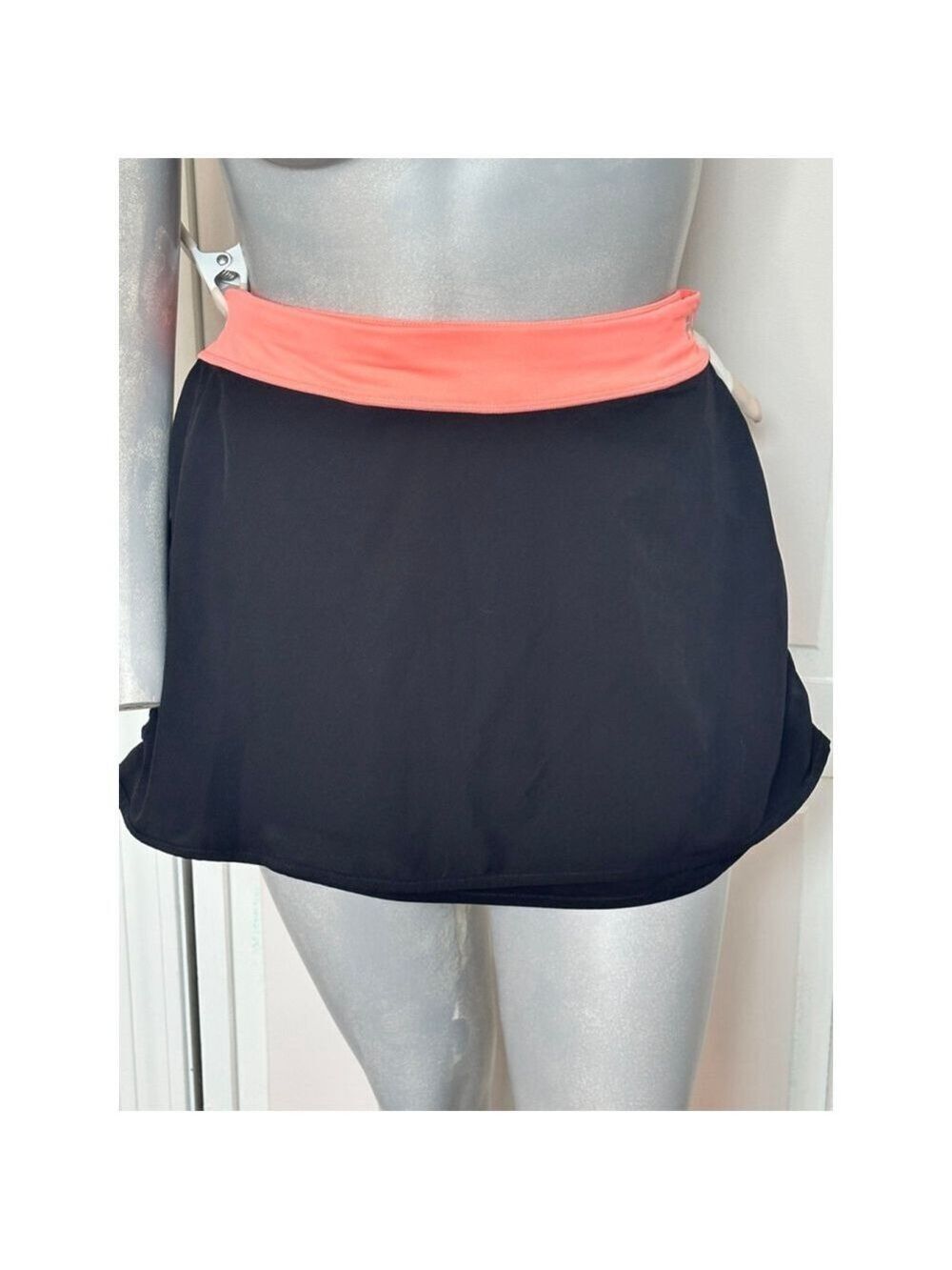 Fila Swim Skirt with Shorts neon Tangerine and Black XL 16 18